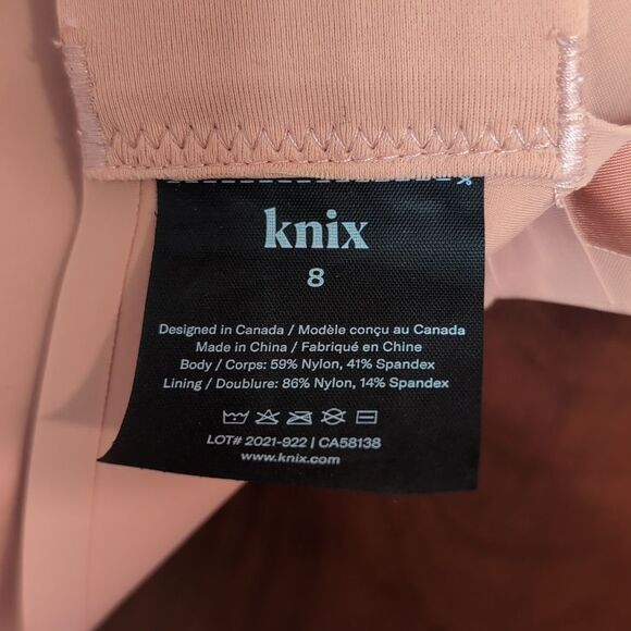 Knix Catalyst Front Zip Sports Bra Ginger Sz 8 - Picture 8 of 10